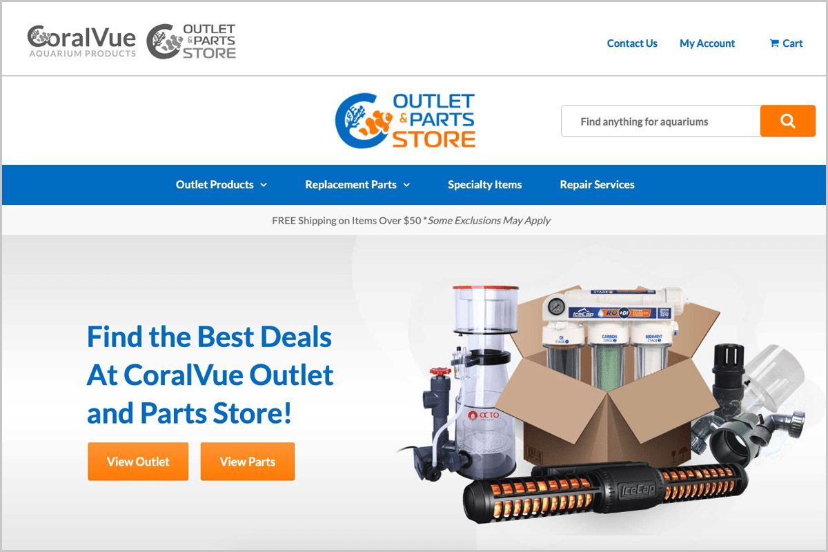 CoralVue Outlet and Parts Store