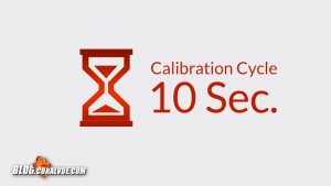 The module will run a calibration cycle of 10 seconds the very first time you attach a pump to it.