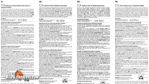 All ELOS test kits include multi-language instructions