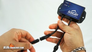 Now attach the pump to the module just as if you were using the basic controller.