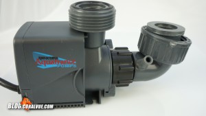 After installing the smaller o-ring, thread the venturi elbow to the pump's volute.