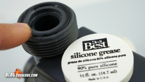 Use of silicone oring lubricant to preserve the orings and enhance the connection seal.