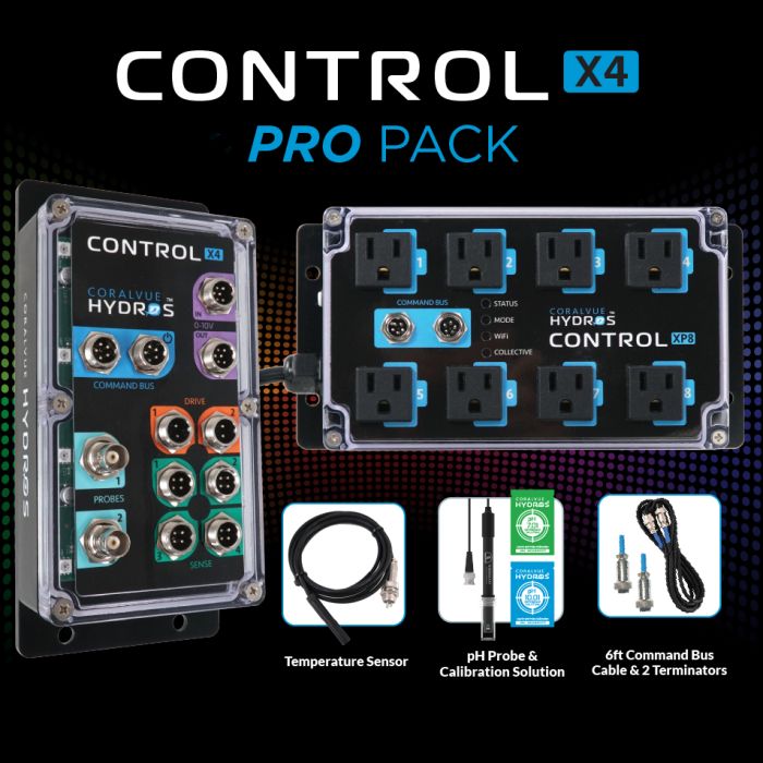 HYDROS Control X4 XP8 PRO Pack Aquarium Controller CoralVue