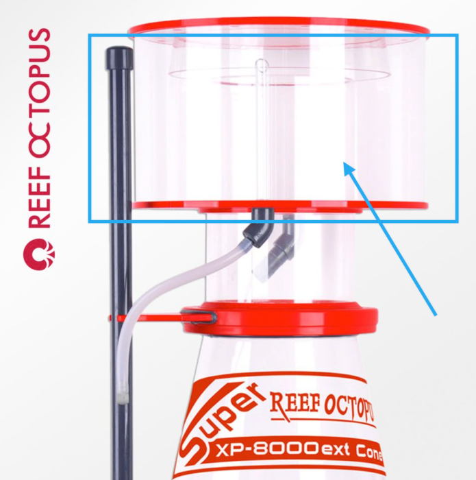 Super Reef Octopus XP8000 Collection Cup (Red) | CoralVue