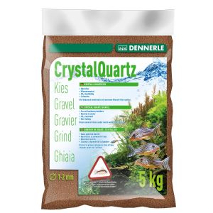 Dennerle Crystal Quartz Gravel - Light Brown, 5kg