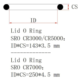 SRO Calcium Reactor Lid Oring