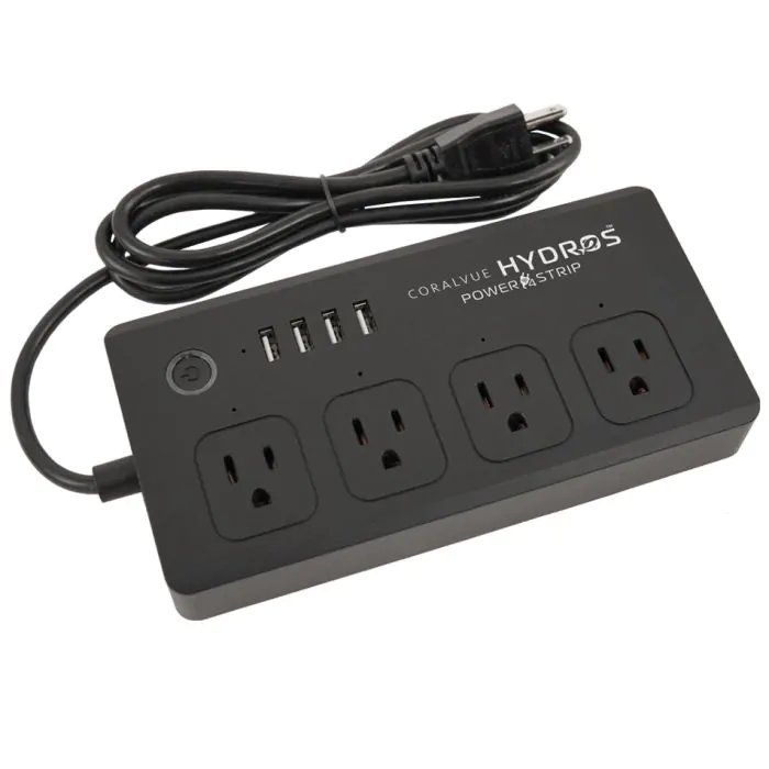 Smart Power Strip Wifi Plug: 4 Ac Outlets, 4 Usb Ports, Remote