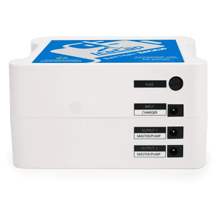 Emergency power top supply for aquarium
