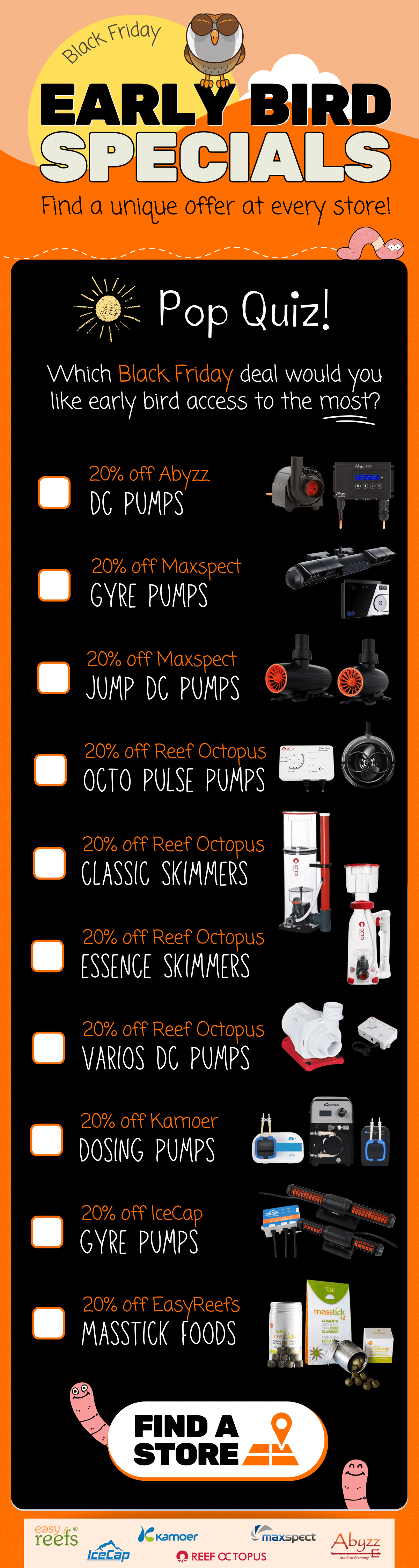 CoralVue Black Friday Early Bird Specials 2020