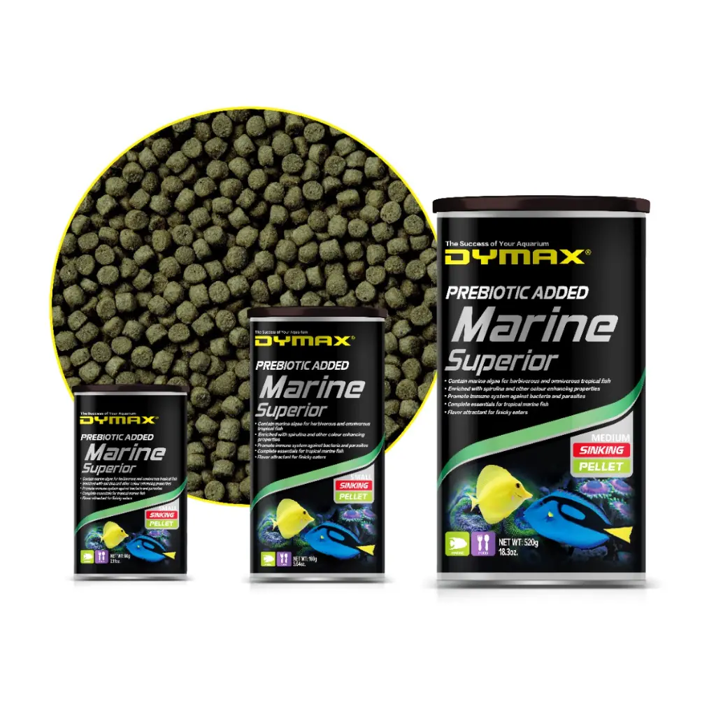 Dymax Marine Superior Pellet Food Group with Pellets.webp