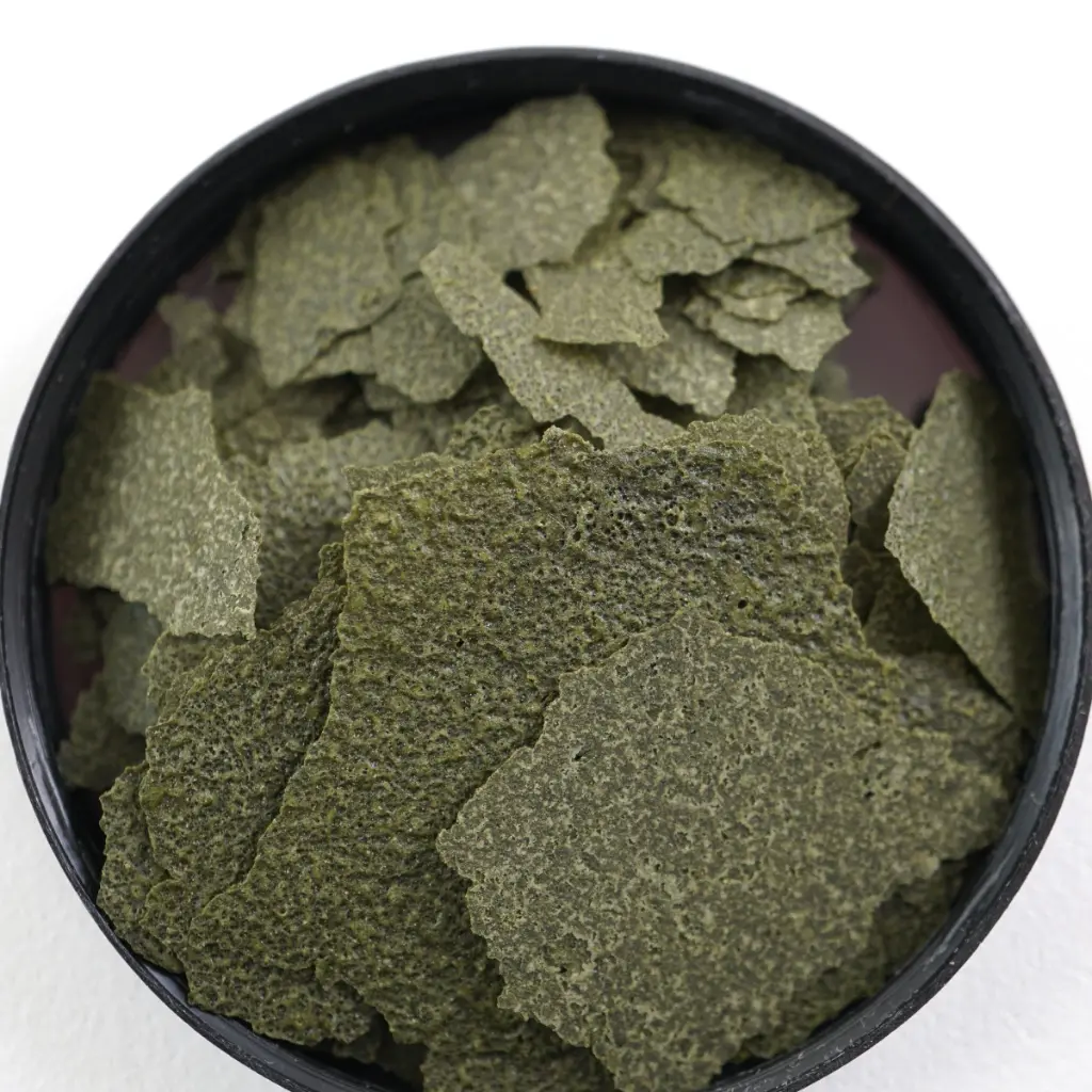 Dymax Spirulina Advance Flakes Close Up.webp