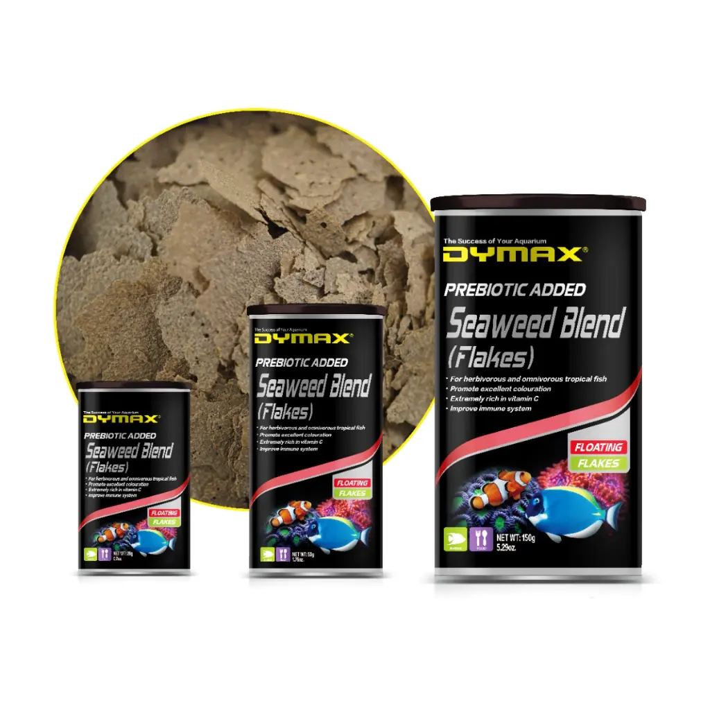 Dymax Seaweed Blend Flakes Group and Flakes.webp