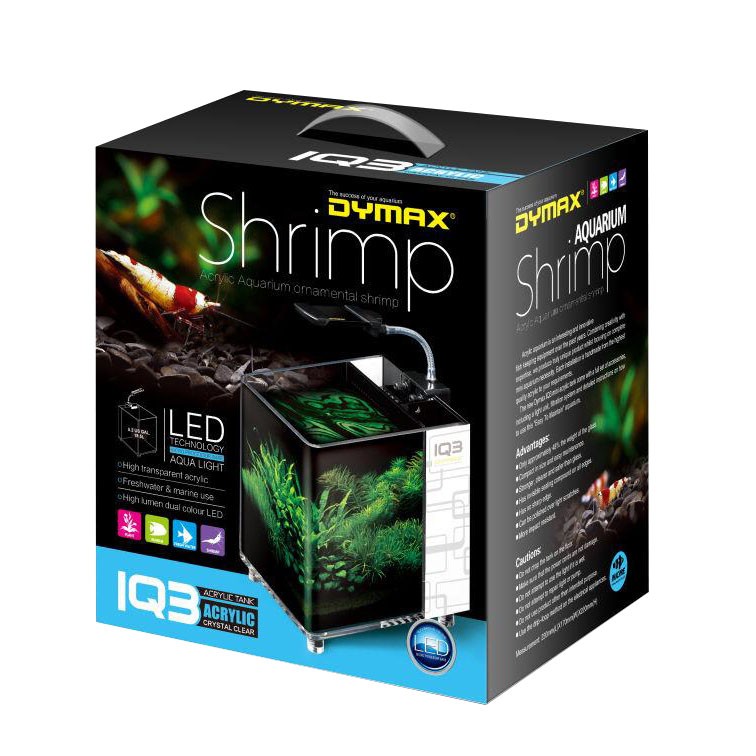 [DM-Q3B001] DYMAX IQ3 MINI ACRYLIC AQUARIUM-CLASSIC BLACK