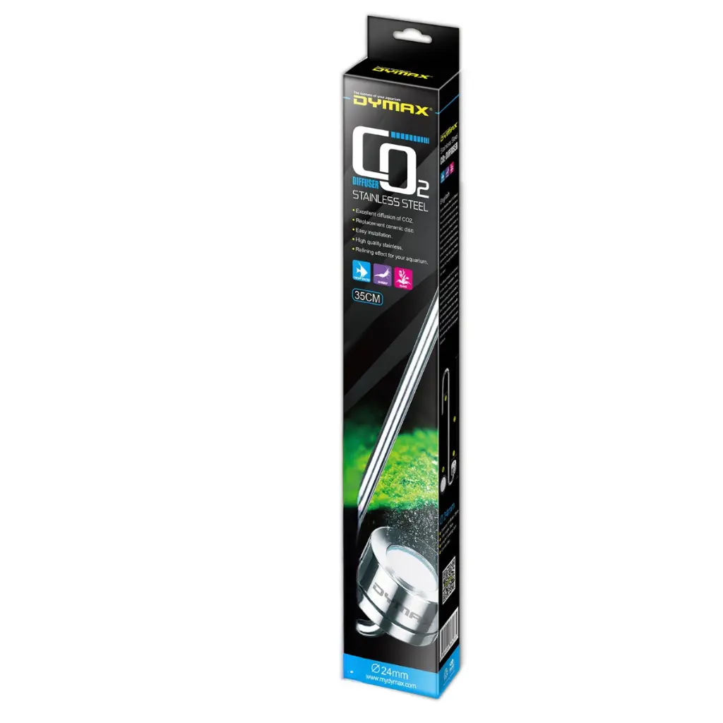 Dymax Stainelss Steel CO2 Diffusor 24mm x 35L.webp