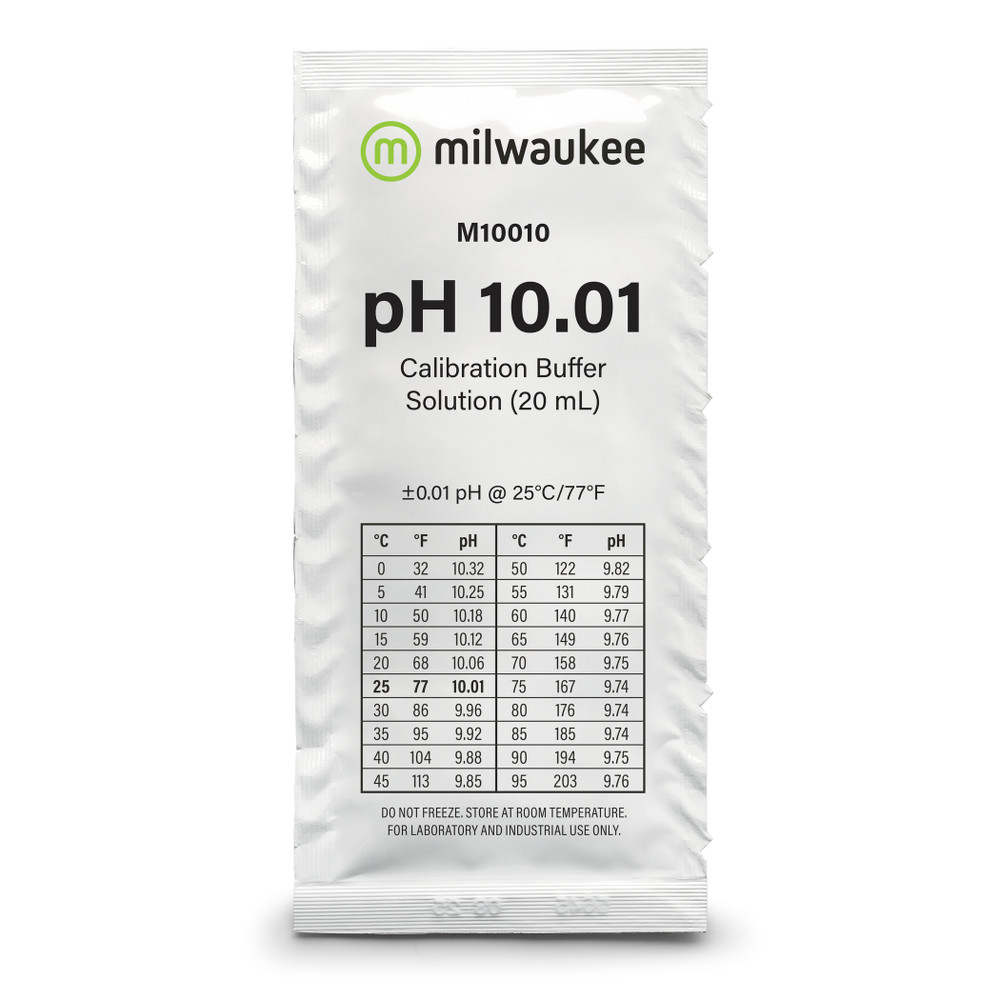 Milwaukee pH 10.01 Buffer Calibration Sachets.webp