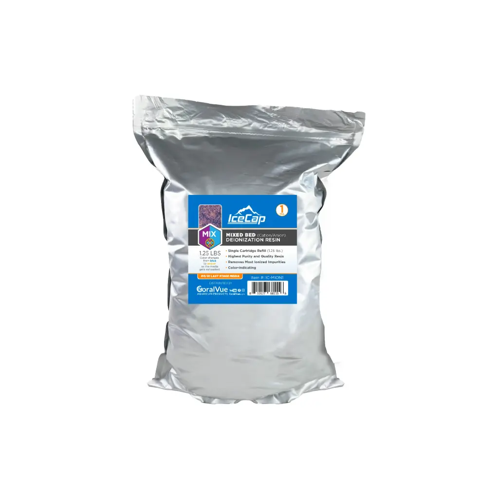 IceCap RO Deionization Resin, 1.25lbs (Single-Fill)