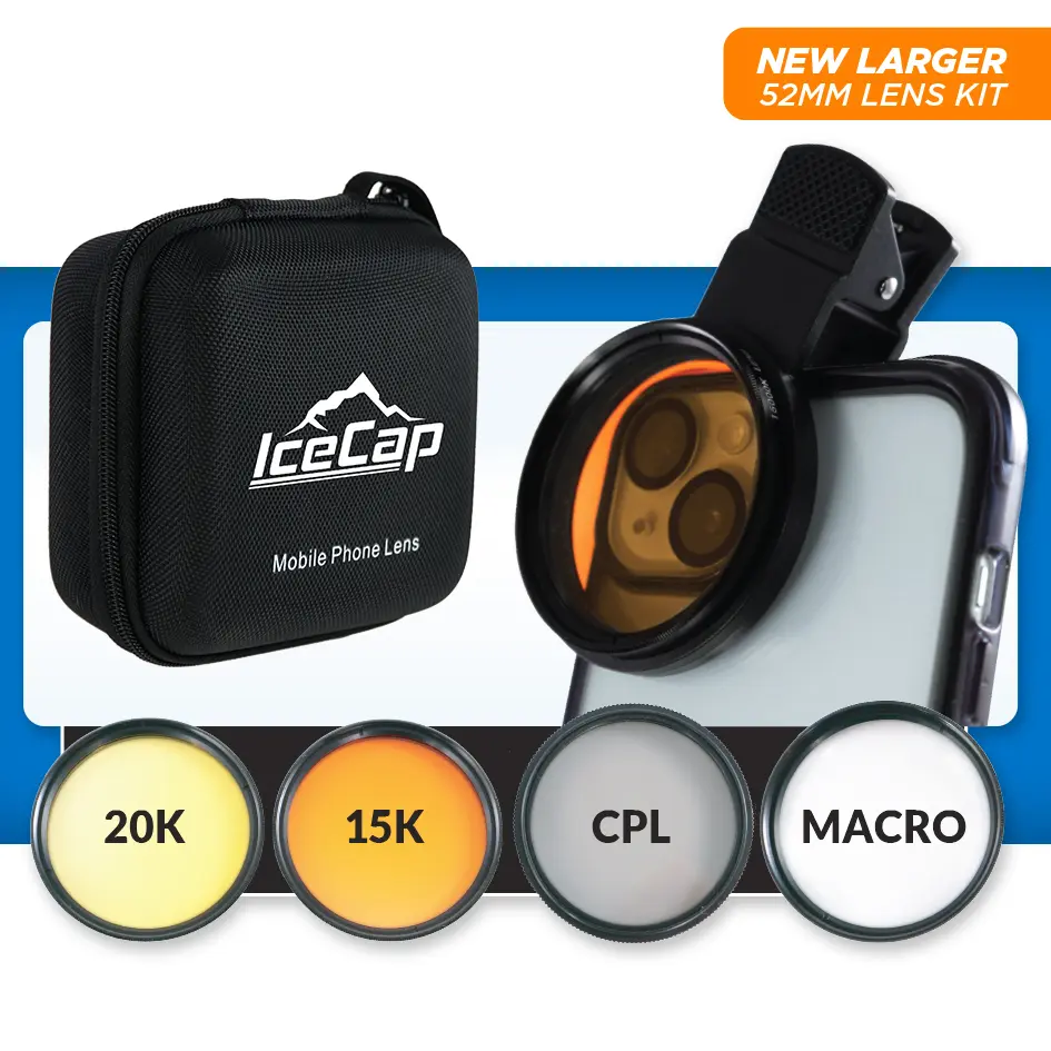 IceCap Clip-on Photo Lens Kit (OPEN BOX)