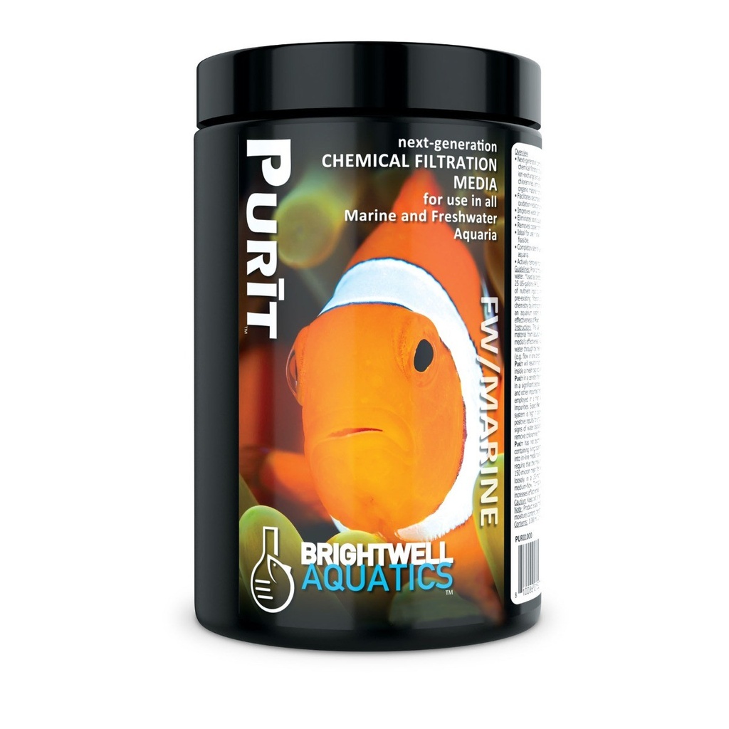 Brightwell Purit, Complete Chemical Filtration Media, 250 ml
