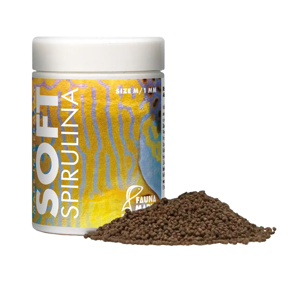 Fauna Marin Soft Spirulina, Medium Pellet Fish Food, 100 ml