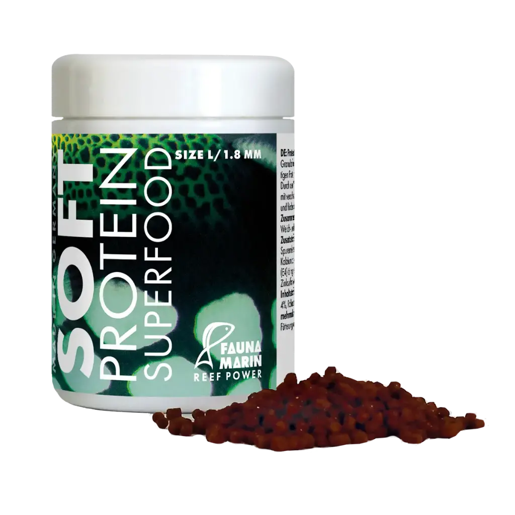 Fauna Marin Soft Protein Super Food,  Large Pellet Fish Food, 100 ml