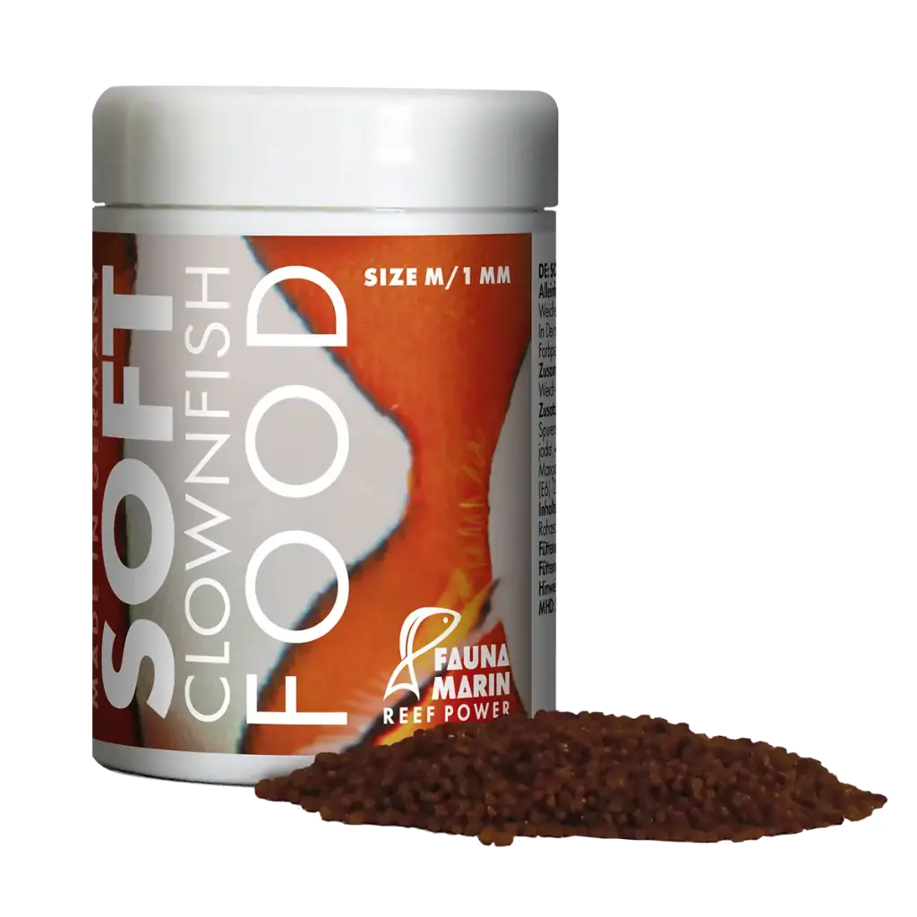 Fauna Marin Soft Clownfish Food, Medium Pellet Fish Food, 100 ml