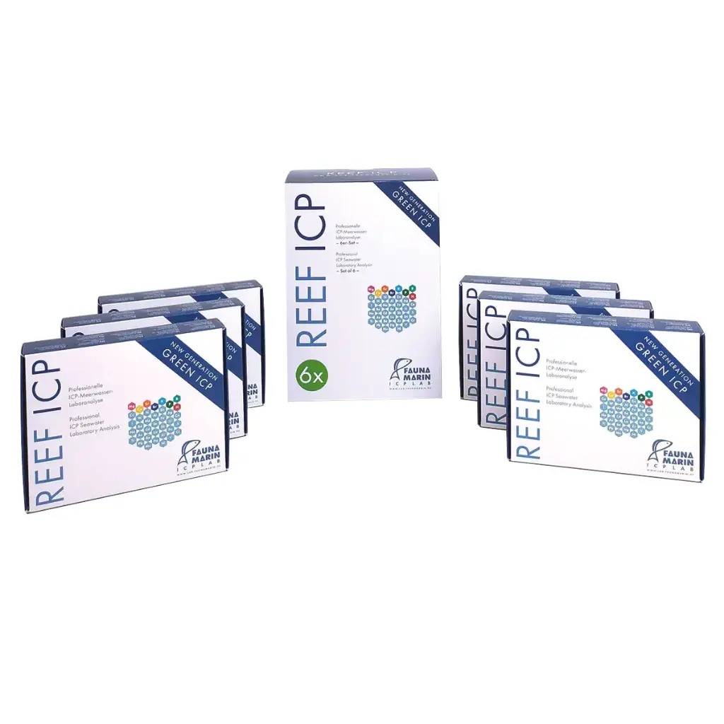 Fauna Marin Reef ICP Test, 37 Water Parameters, 6-Pack