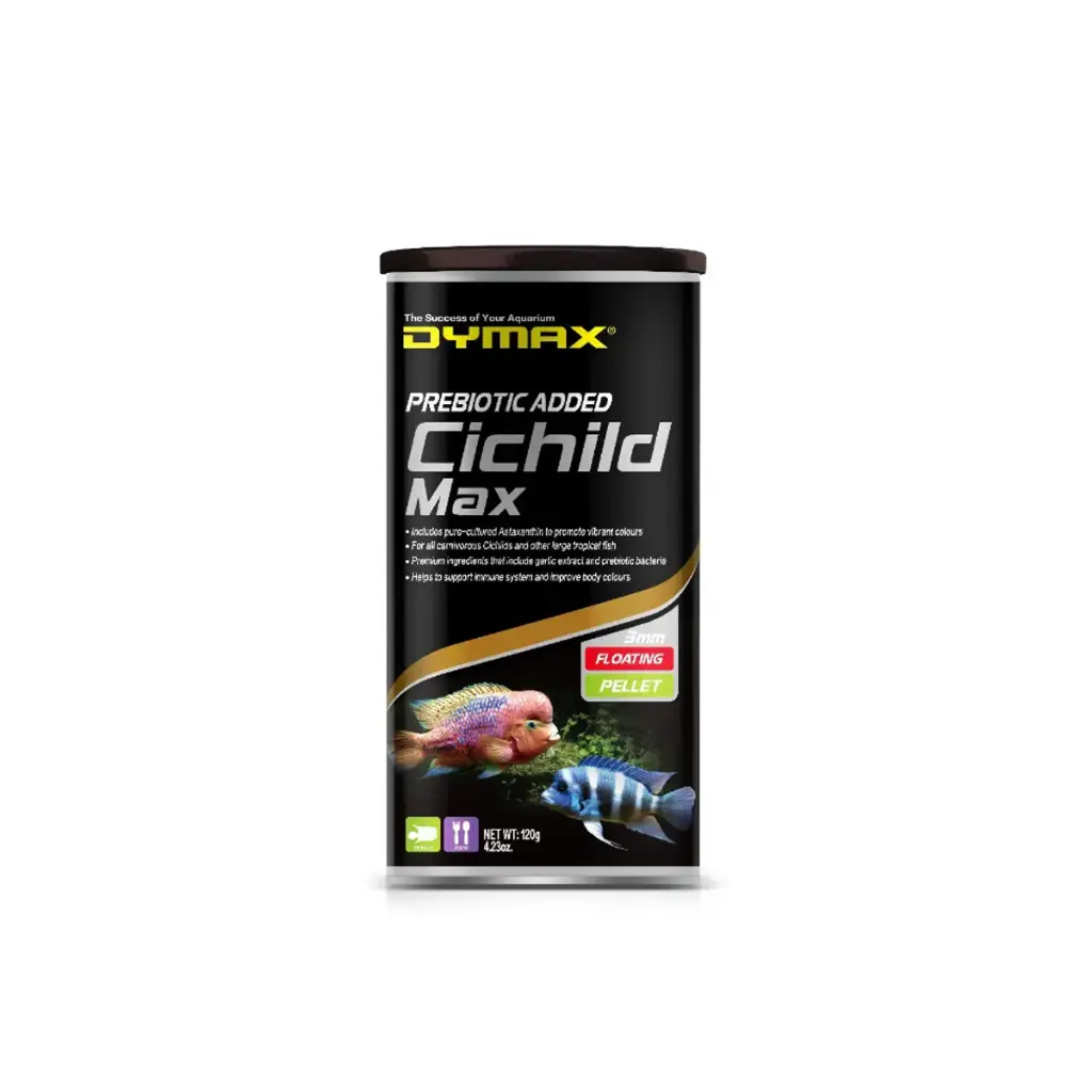 Dymax Cichlid Max Floating Pellet Food, 120 g