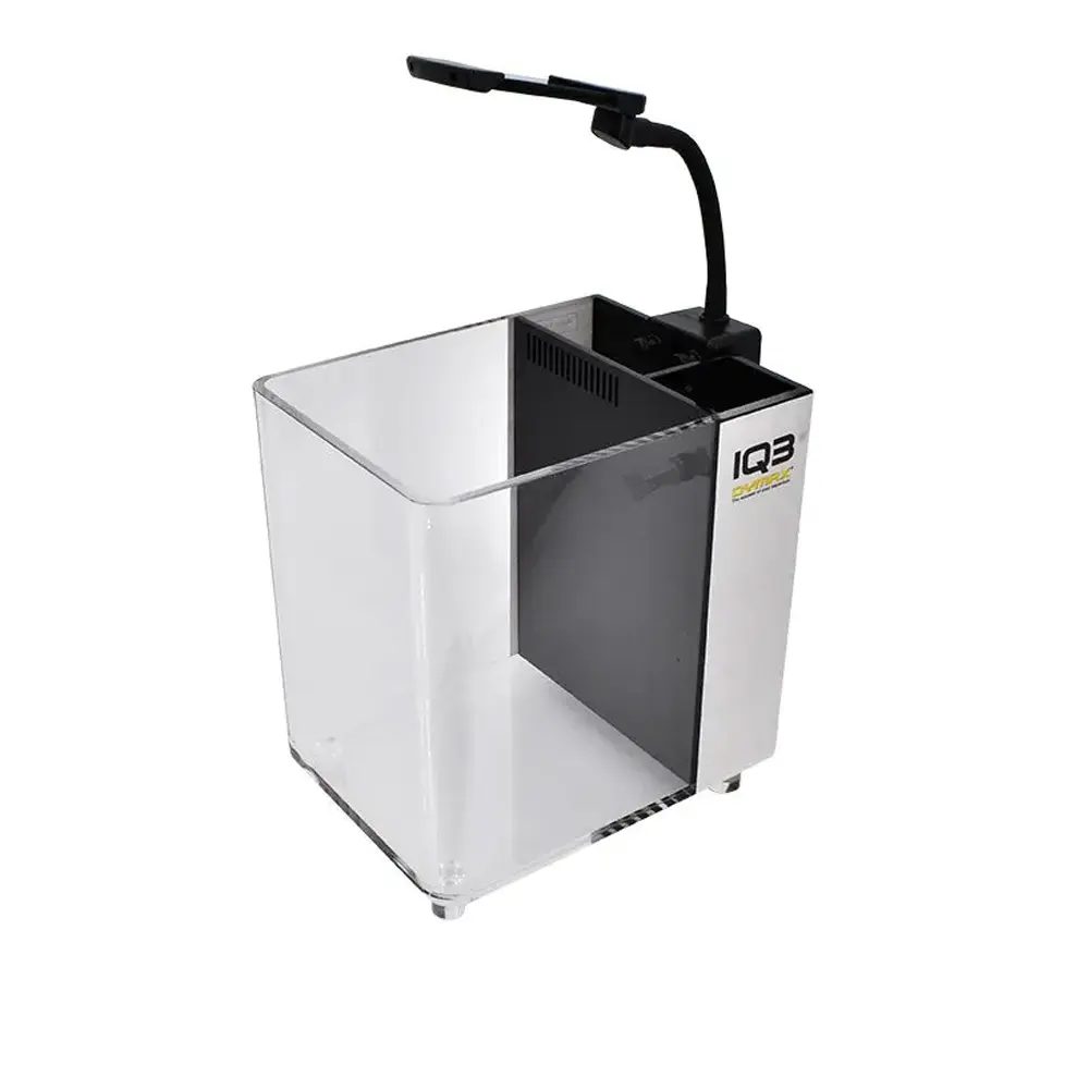 Dymax IQ3 1.5-Gallon Mini Acrylic Aquarium, Snow White