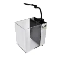 Dymax IQ3 1.5-Gallon Mini Acrylic Aquarium, Snow White