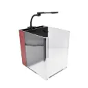 Dymax IQ5 Mini Acrylic Aquarium, Ruby Red