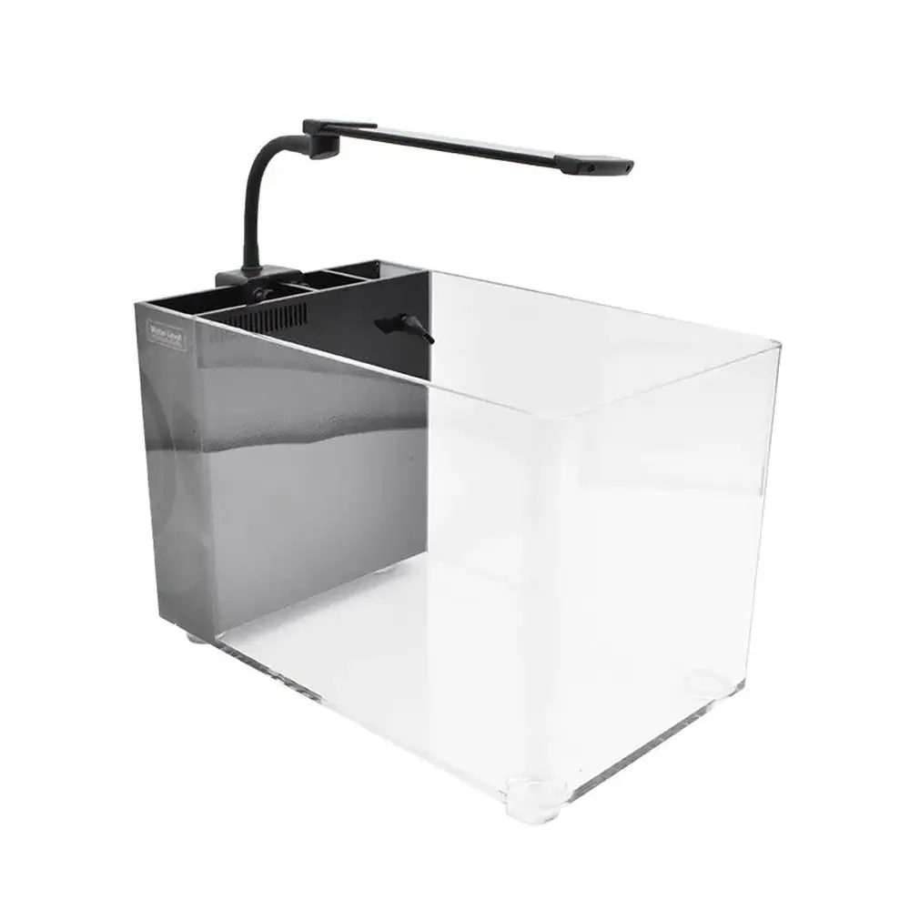Dymax IQ7 5.2-Gallon Mini Acrylic Aquarium, Mono Black