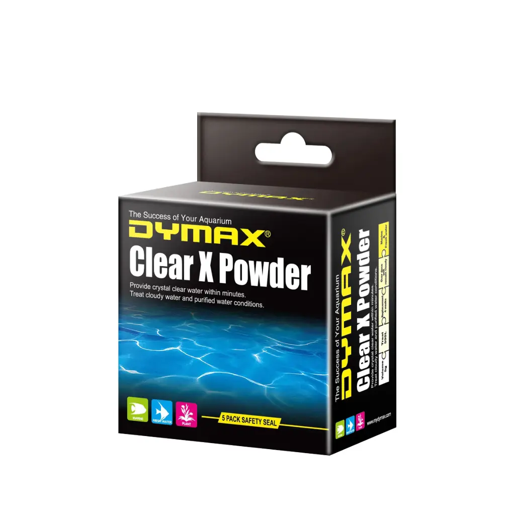 Dymax Clear X Powder, Fast Water Clarifier