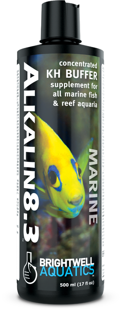 Brightwell Alkalin8.3, Liquid pH Buffer & Alkalinity(KH)-Builder, 250 ml