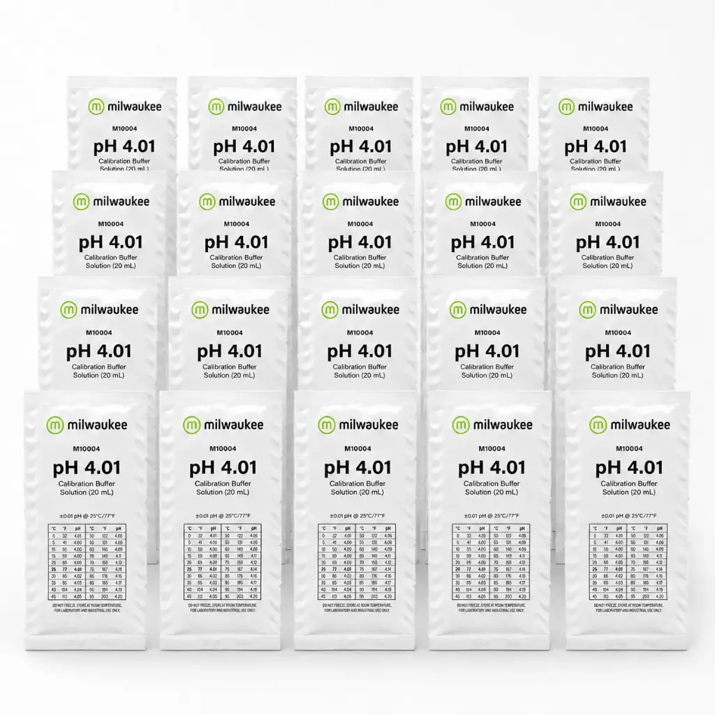 Milwaukee 4.01pH Buffer 20 ml Calibration Case (25 pcs)