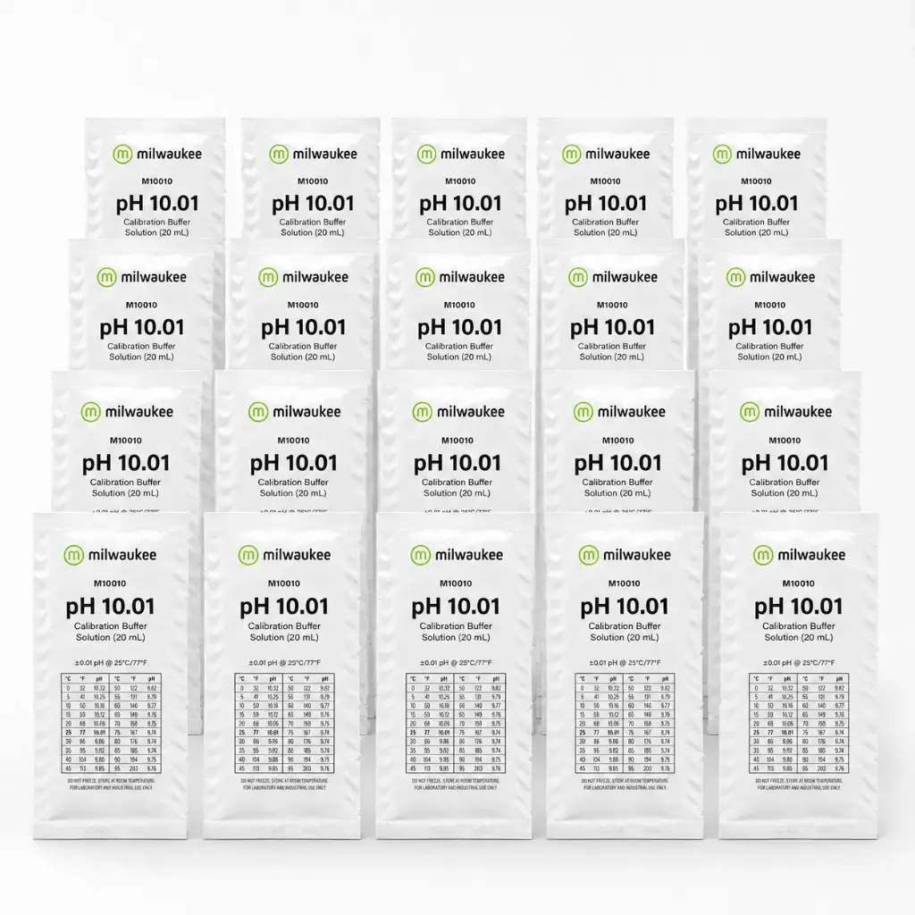 Milwaukee 10.01pH Buffer 20 ml Calibration Case (25 pcs)