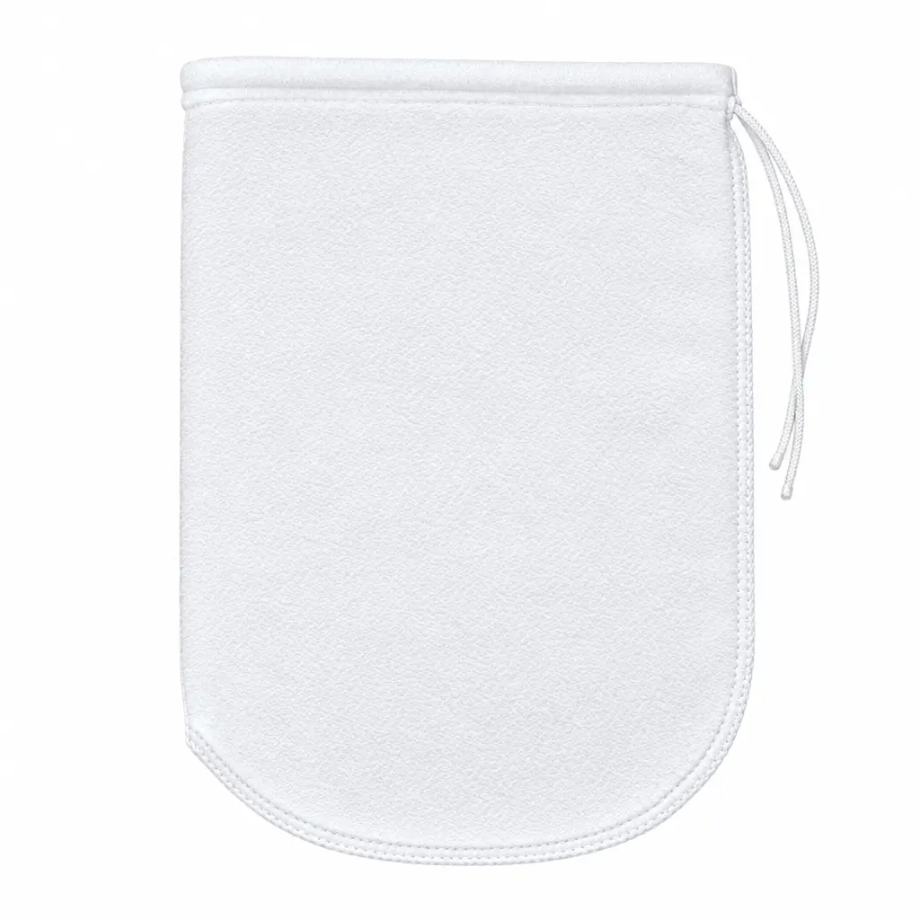 Felt 100-Micron Filter Sock, Drawstring, 7 x 16 in
