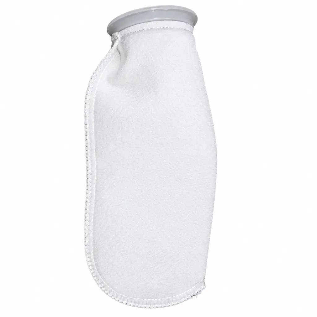 Felt 100-Micron Filter Sock, Plastic P-Ring, 4 x 14 in