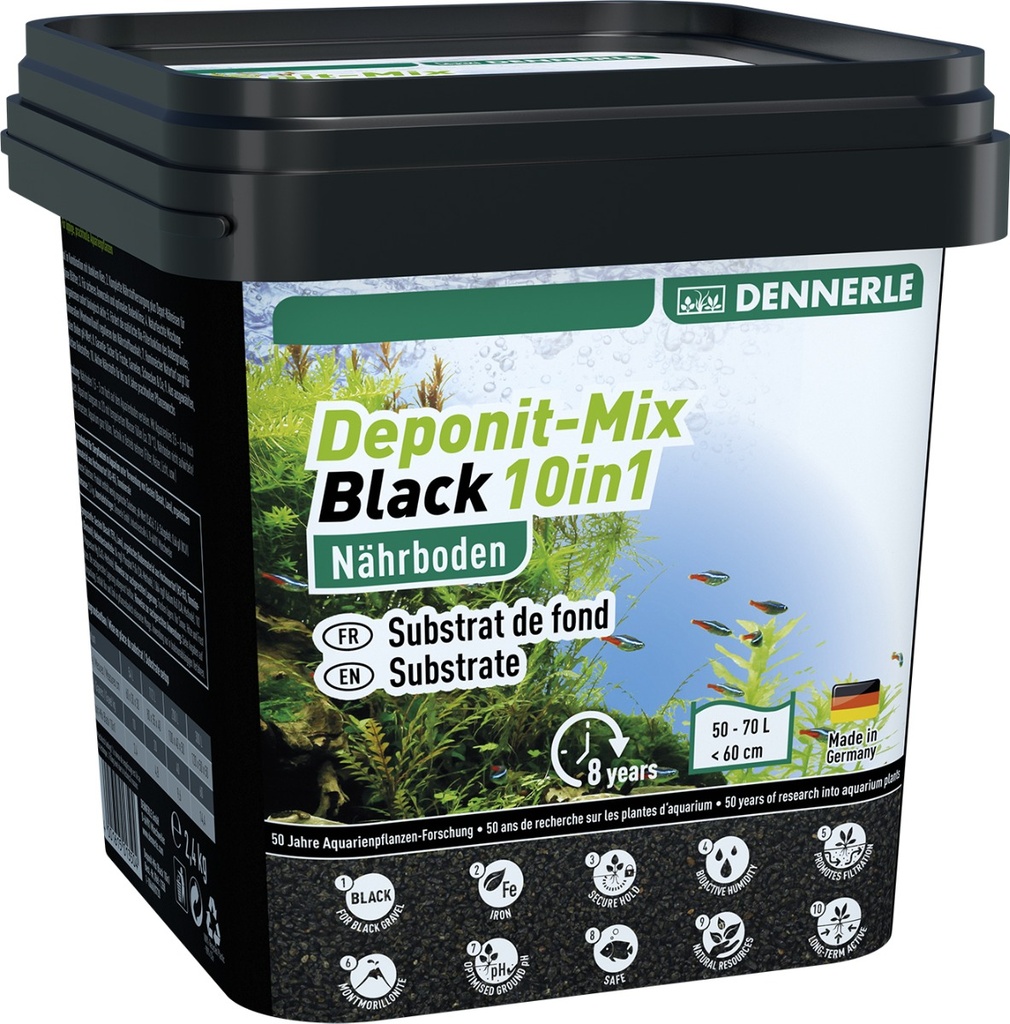 Dennerle Deponit Mix Black 10-in-1, 4.8 kg