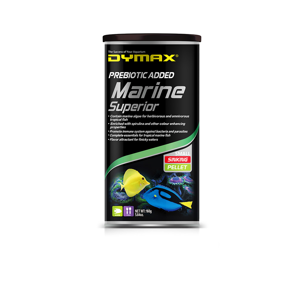 Dymax Marine Superior Pellet Fish Food, 160g