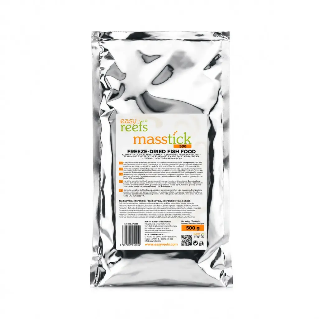Easy reefs Masstick, Bulk Adhesive Marine Fish Food, 500 g 
