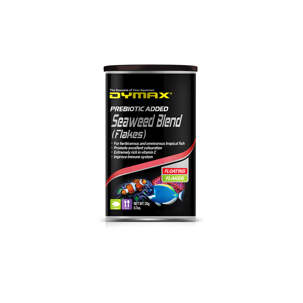 Dymax Seaweed Blend Flake Fish Food, 20 g (OVERSTOCK)