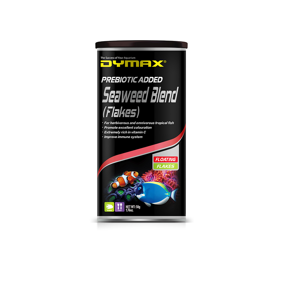 Dymax Seaweed Blend Flake Fish Food, 50 g (OVERSTOCK)