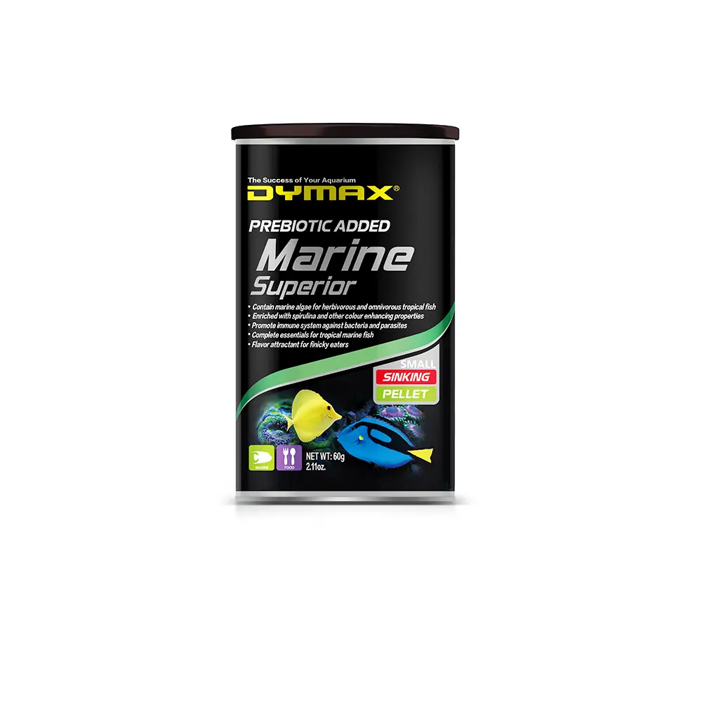 Dymax Marine Superior Pellet Fish Food, 60 g (OVERSTOCK)