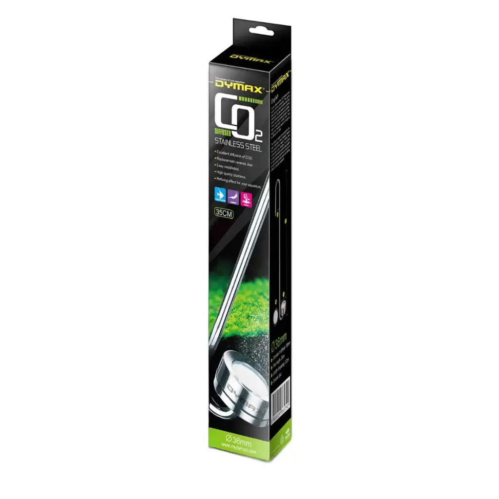 Dymax Stainless Steel CO2 Diffuser, 36 mm Diameter x 35 cm Length (OPEN BOX)