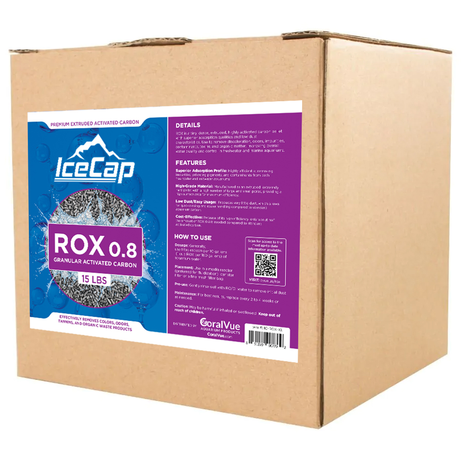 IceCap ROX 0.8 Premium Activated Carbon, XLarge, 15lbs