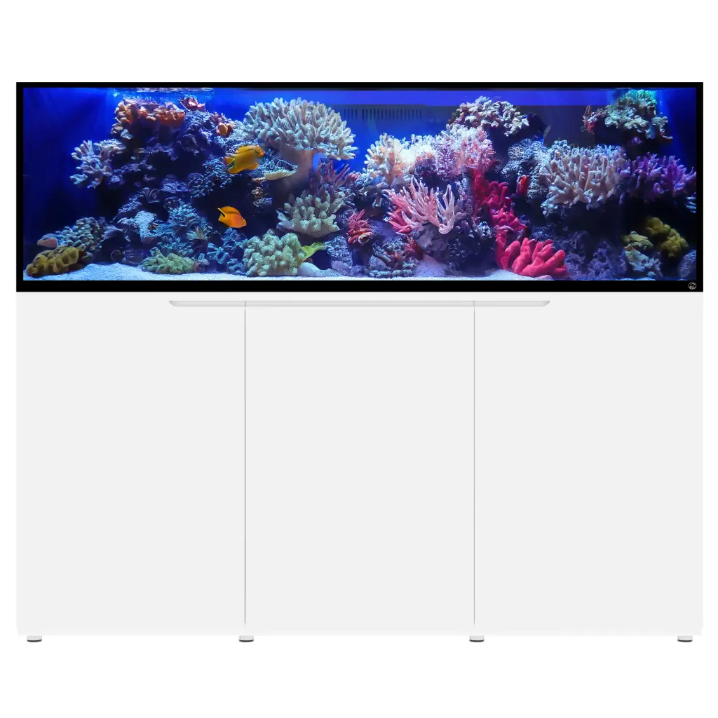 Eshopps Mariner M180 Rimless 180-Gallon Reef-Ready Aquarium, White Stand 