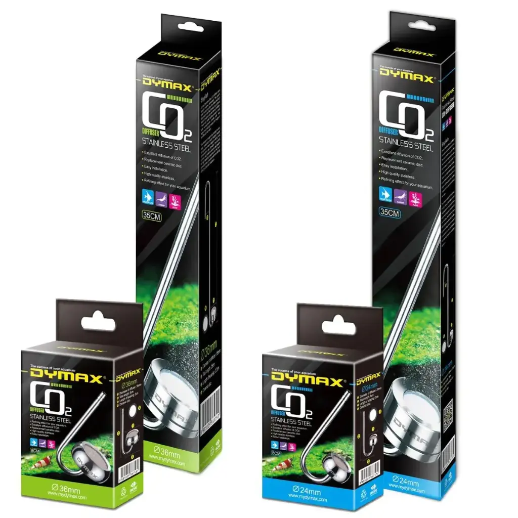 Dymax Stainless Steel CO2 Diffuser, Ceramic Disc