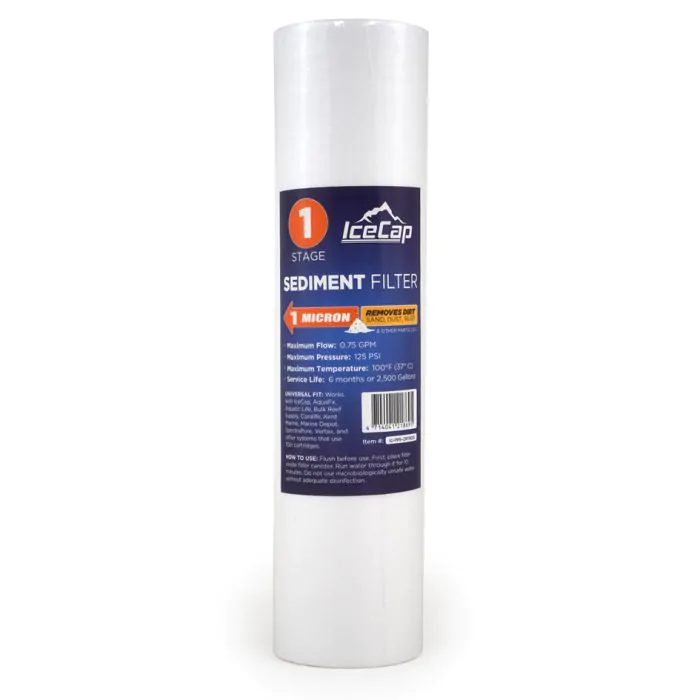 IceCap 1 Micron PP Reverse Osmosis Prefilter