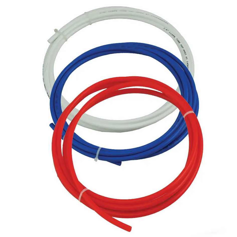 IceCap White 1/4in PE Reverse Osmosis Tubing