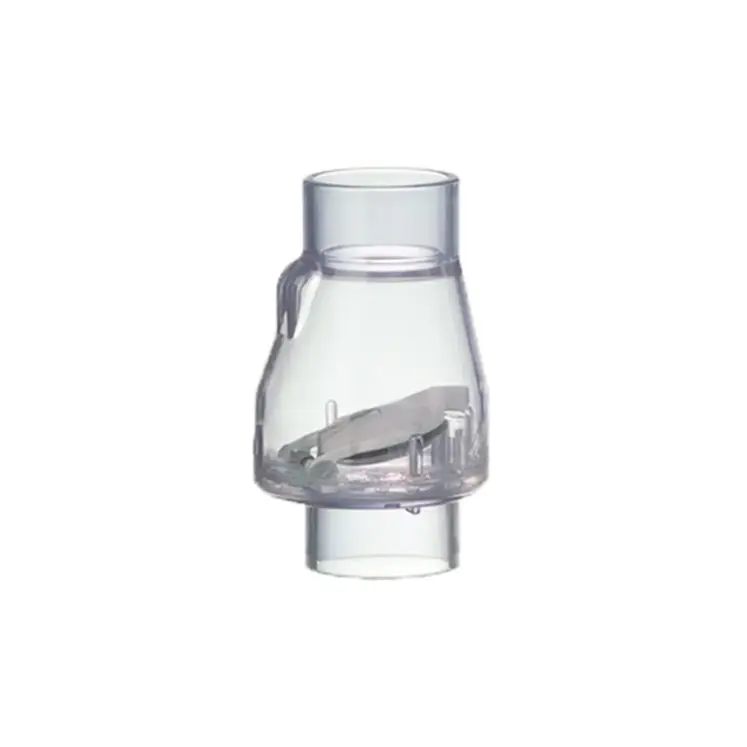 CoralVue Clear Springless Check Valve, Slip Fit, 1/2"